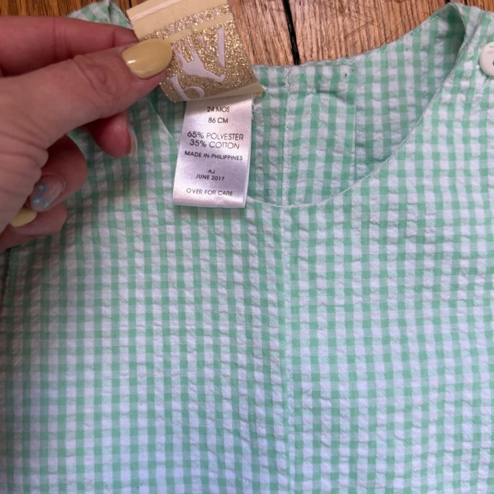 PA Classics Seersucker Toddler Romper - Size 24 Months